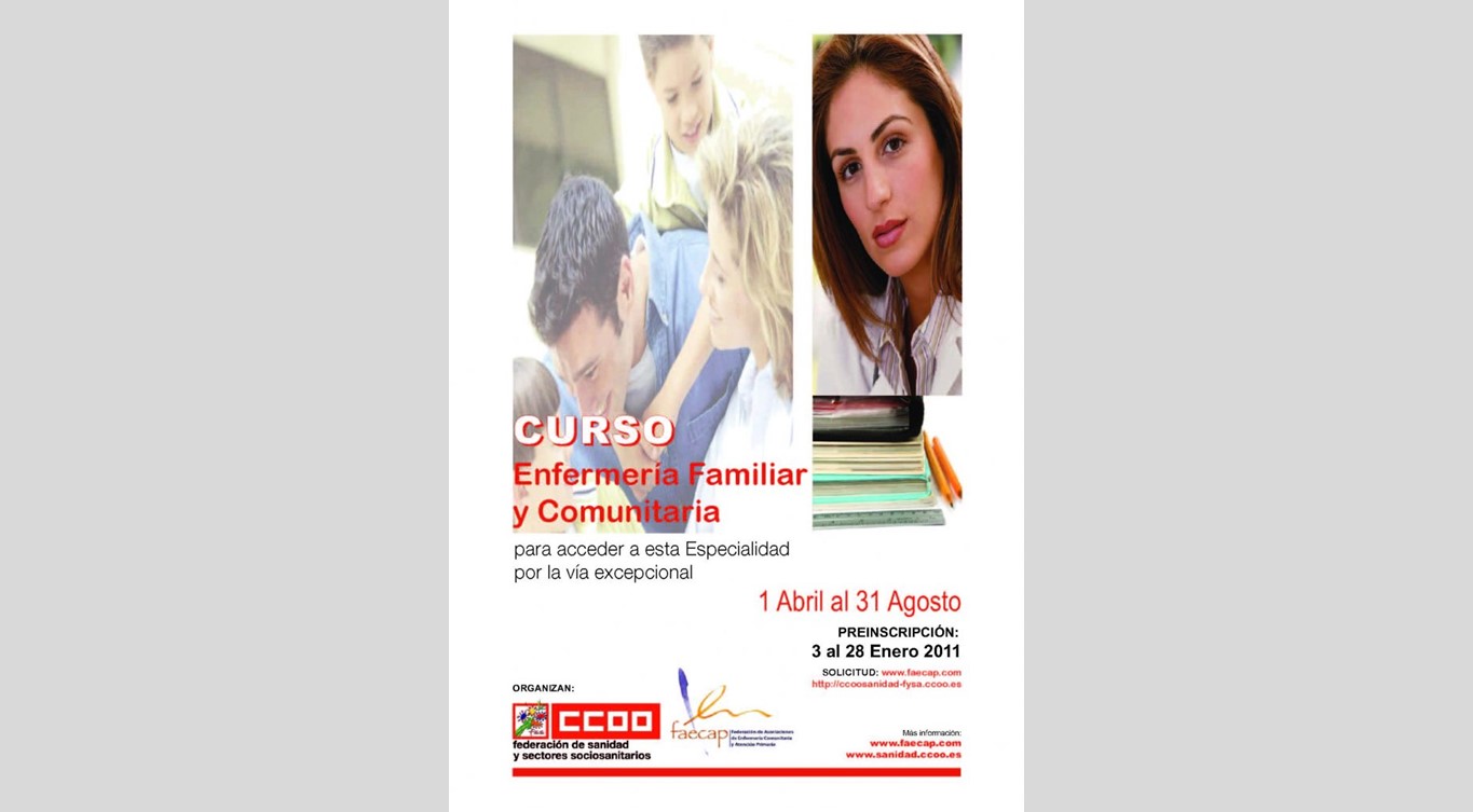FAECAP ha suscrito un acuerdo de colaboración con la Federación de Sanidad y Sectores Sociosanitarios de CCOO (FSS-CCOO), para impartir el curso de preparación para el acceso a la prueba de la competencia