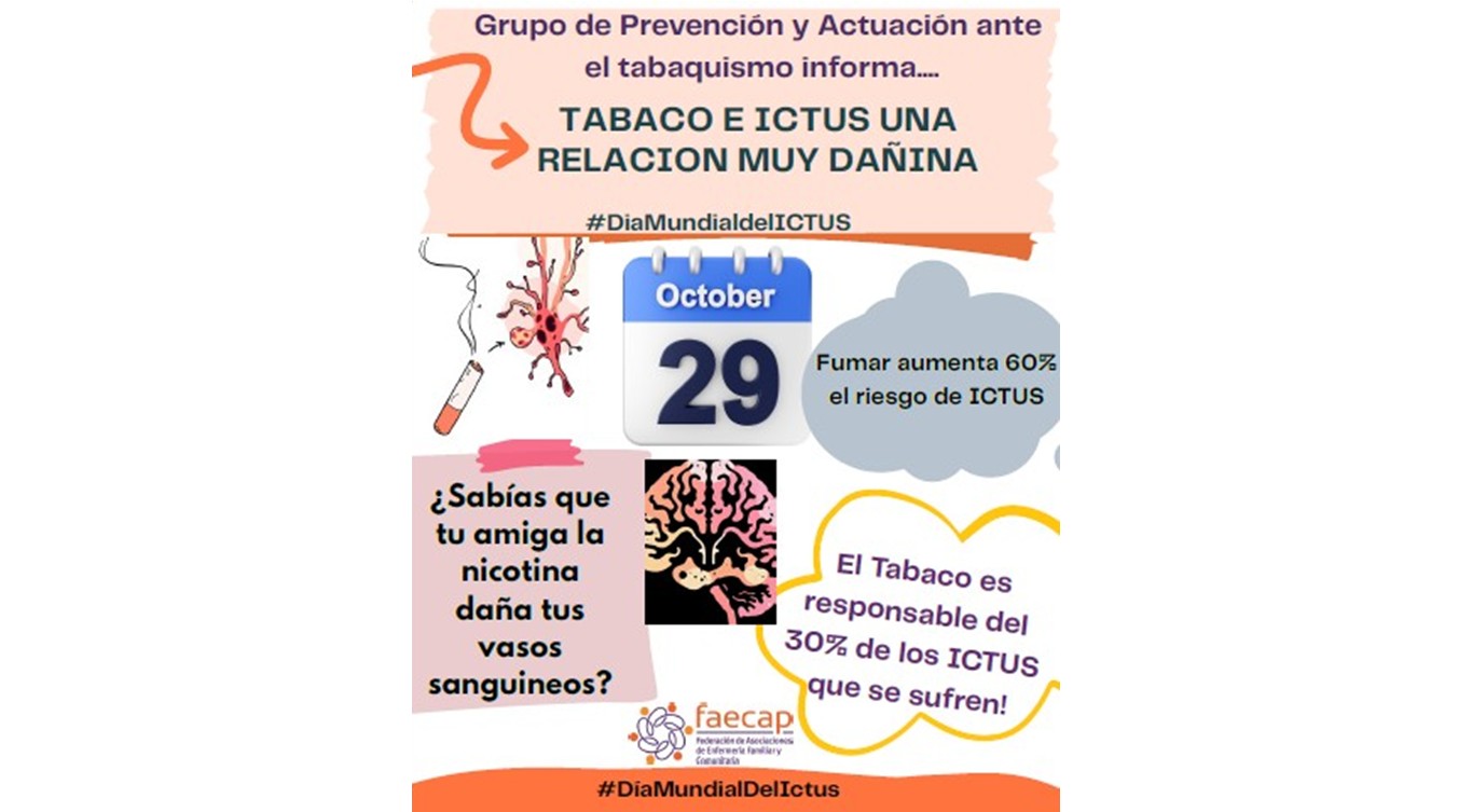 FAECAP se suma al Día Mundial del Ictus: el tabaco, un enemigo vascular silencioso