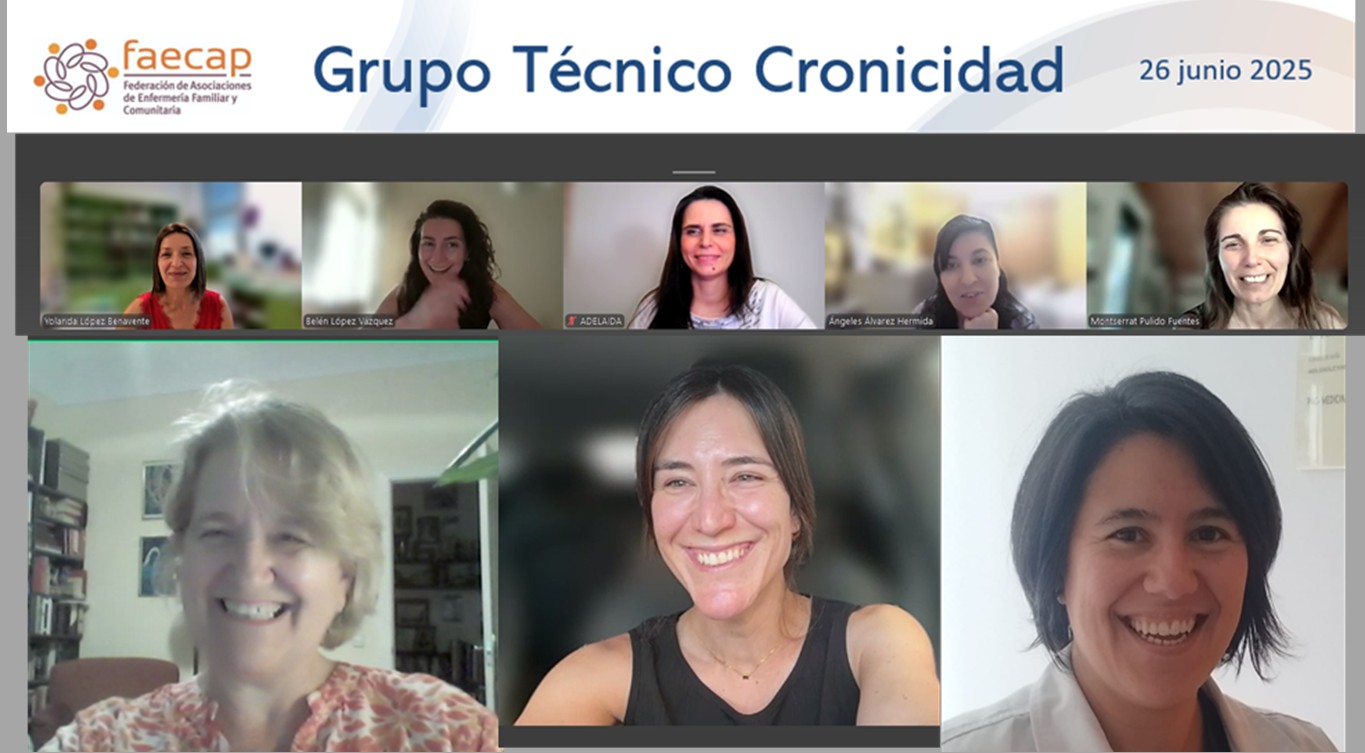 Reunión de Trabajo FAECAP -Abordaje de la cronicidad desde la perspectiva holística de la Enfermera Familiar y Comunitaria-