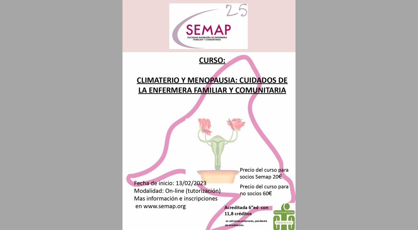 Curso Climaterio y Menopausia SEMAP