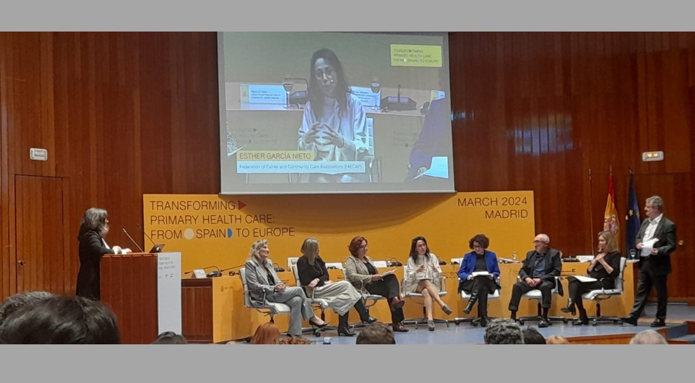 Participación de la presidenta de FAECAP en la jornada ¨´TRANSFORMING PRIMARY HEATH CARE: FROM SPAIN TO EUROPE´¨
