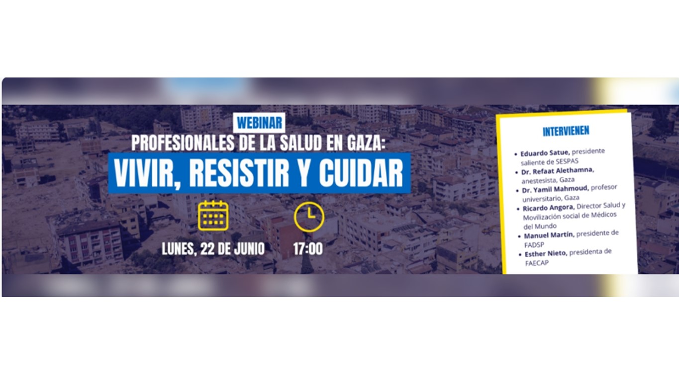 WEBINAR: Profesionales de la Salud en Gaza