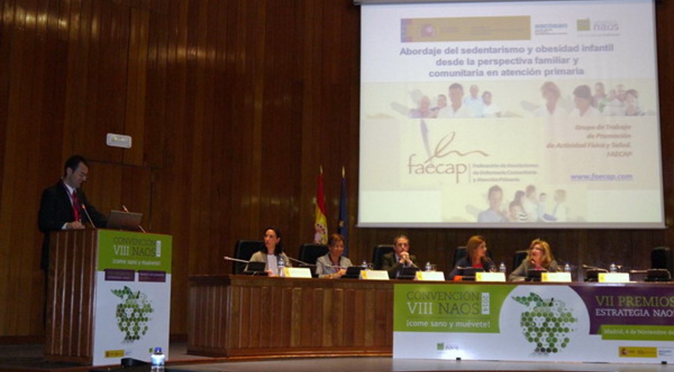 La Ministra de Sanidad  reconoce a FAECAP por sus aportaciones y liderazgo en  la lucha contra el sedentarismo y obesidad infantil