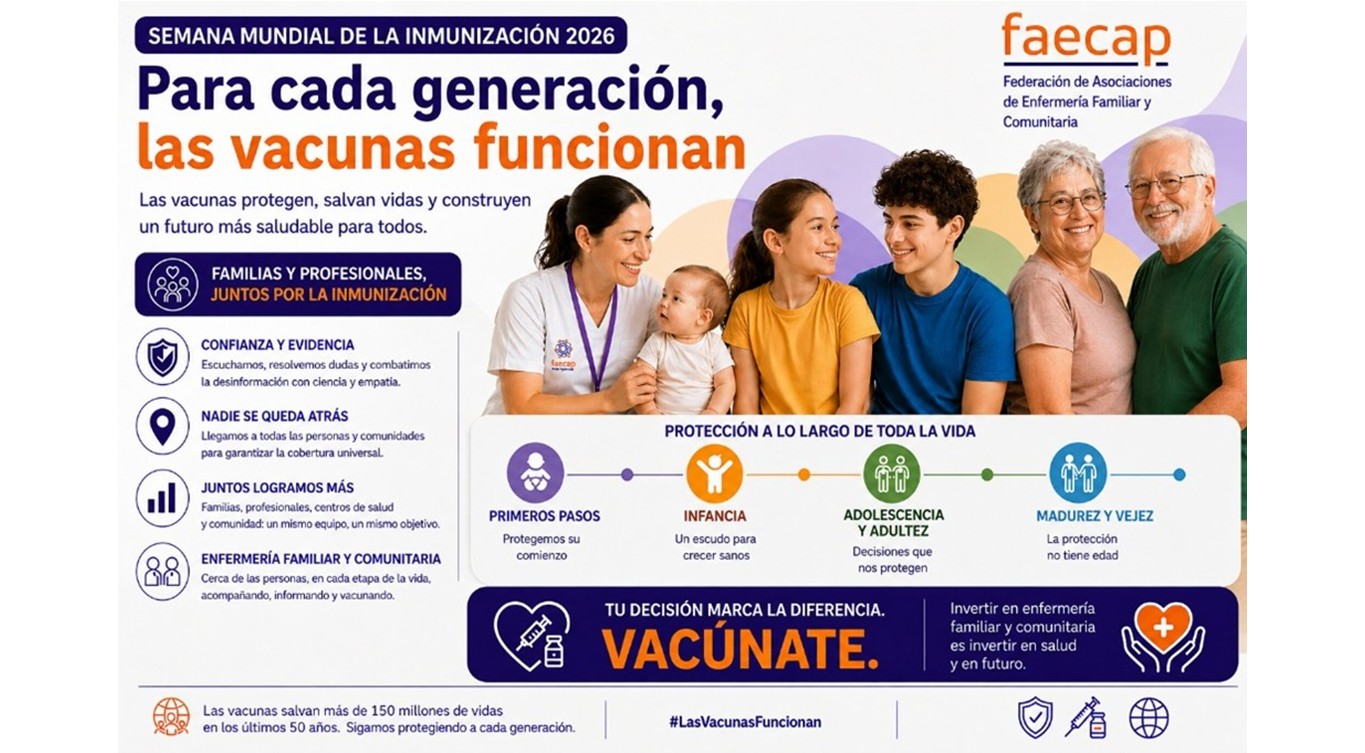 Vacunas para cada generación: familias y profesionales, juntos por la inmunización