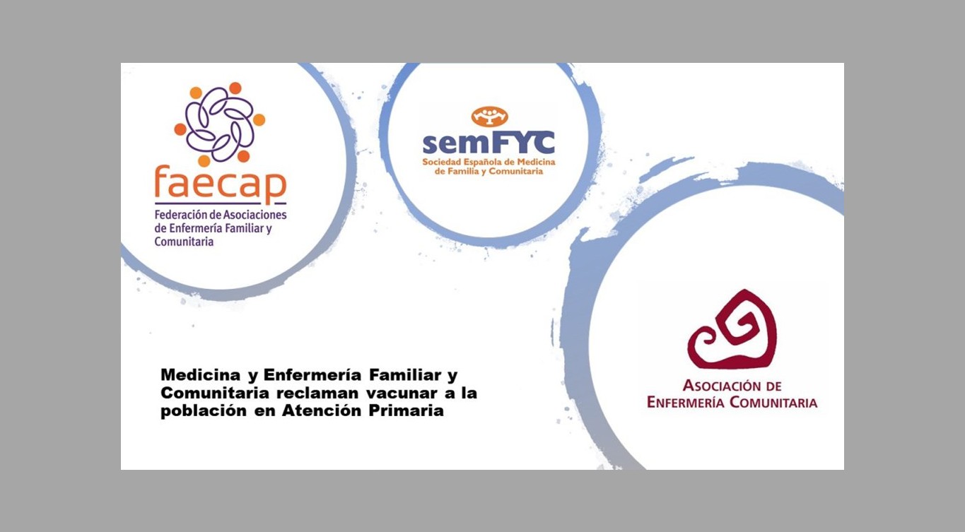 Medicina y Enfermería Familiar y Comunitaria reclaman vacunar a la población en Atención Primaria