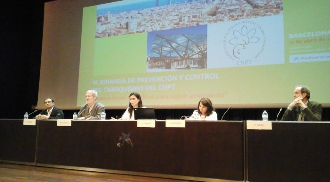FAECAP participa en la VI Jornada de Prevención y Control del Tabaquismo del CNPT