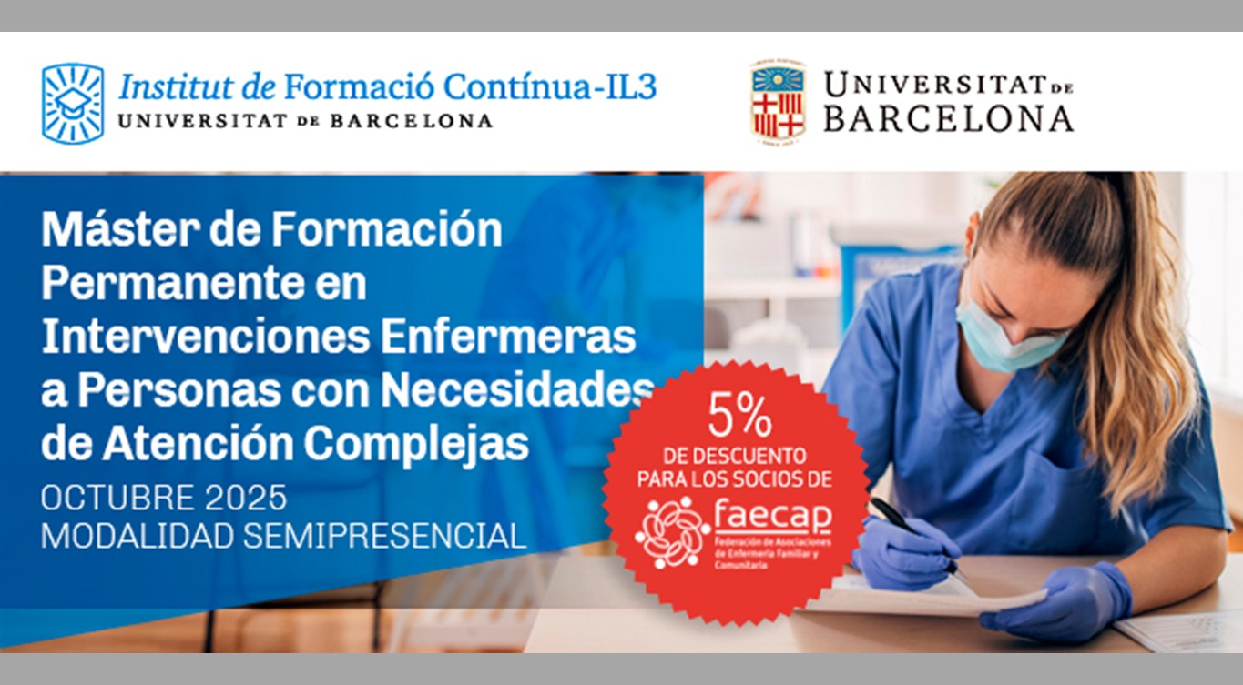 Máster en Intervenciones Enfermeras a las Personas con Necesidades de Atención Complejas