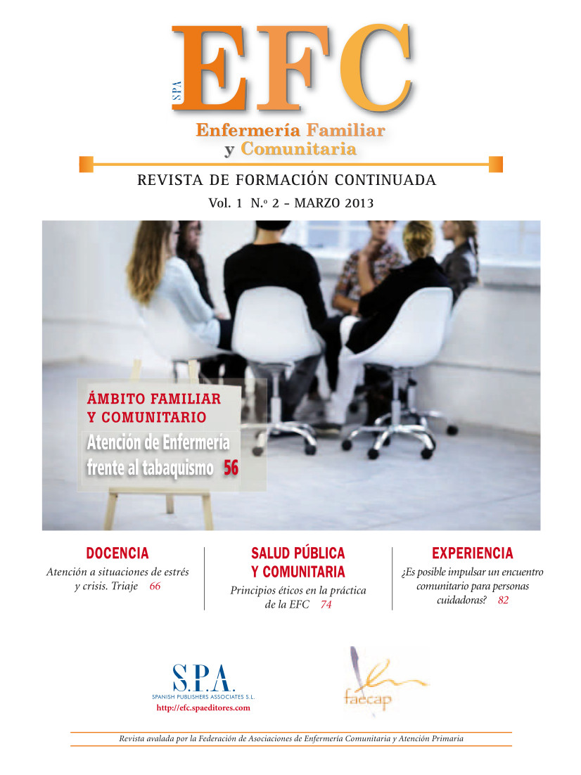 EFC REVISTA DE FORMACIÓN CONTINUADA VOL. 1 N.º 2 MARZO 2013EFC REVISTA DE FORMACIÓN CONTINUADA VOL. 1 N.º 2 MARZO 2013